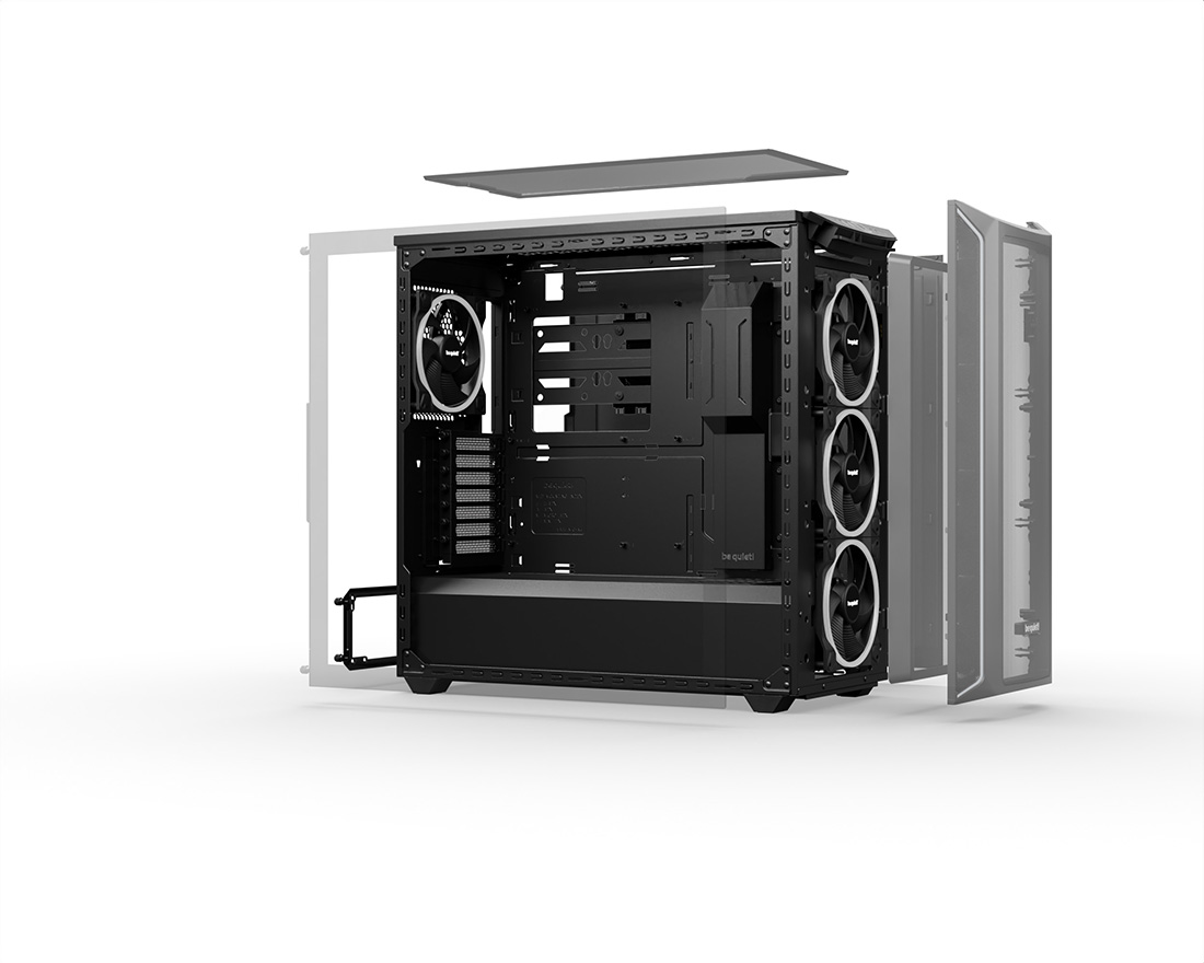 SHADOW BASE 800 FX | Black silent PC cases from be quiet!